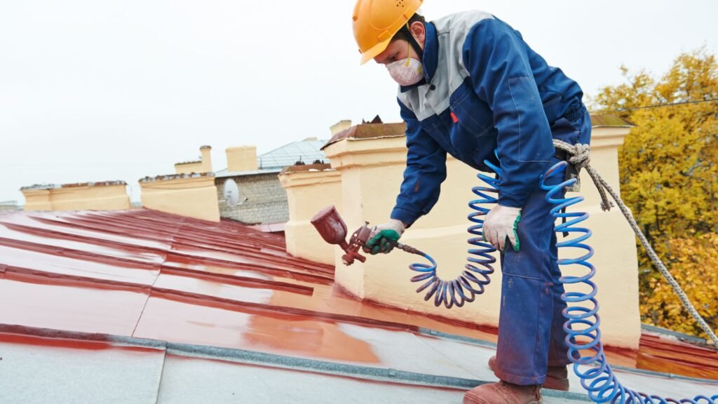 roof painting cost south Auckland